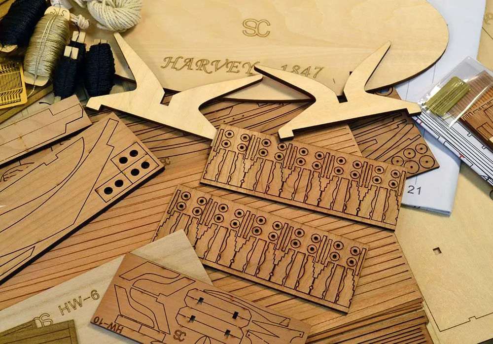 Шхуна Harvey + (Стартовый набор инструментов)