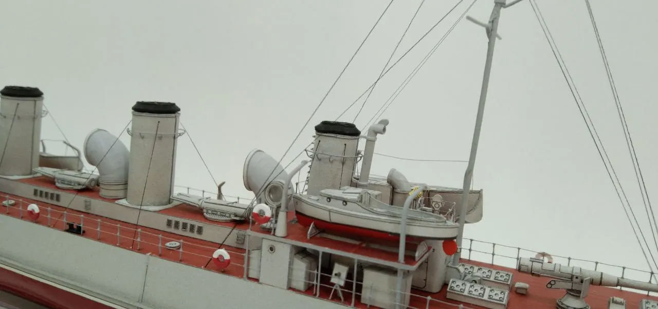 Модель корабля Эскадренный миноносец «Новикъ» 1913 г. - Верфь на Столе