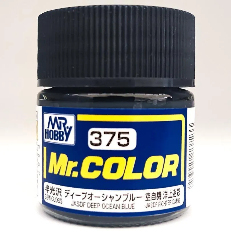 Краска Mr Color, глубокая морская синяя, полуматовая, C 375, 10 мл
