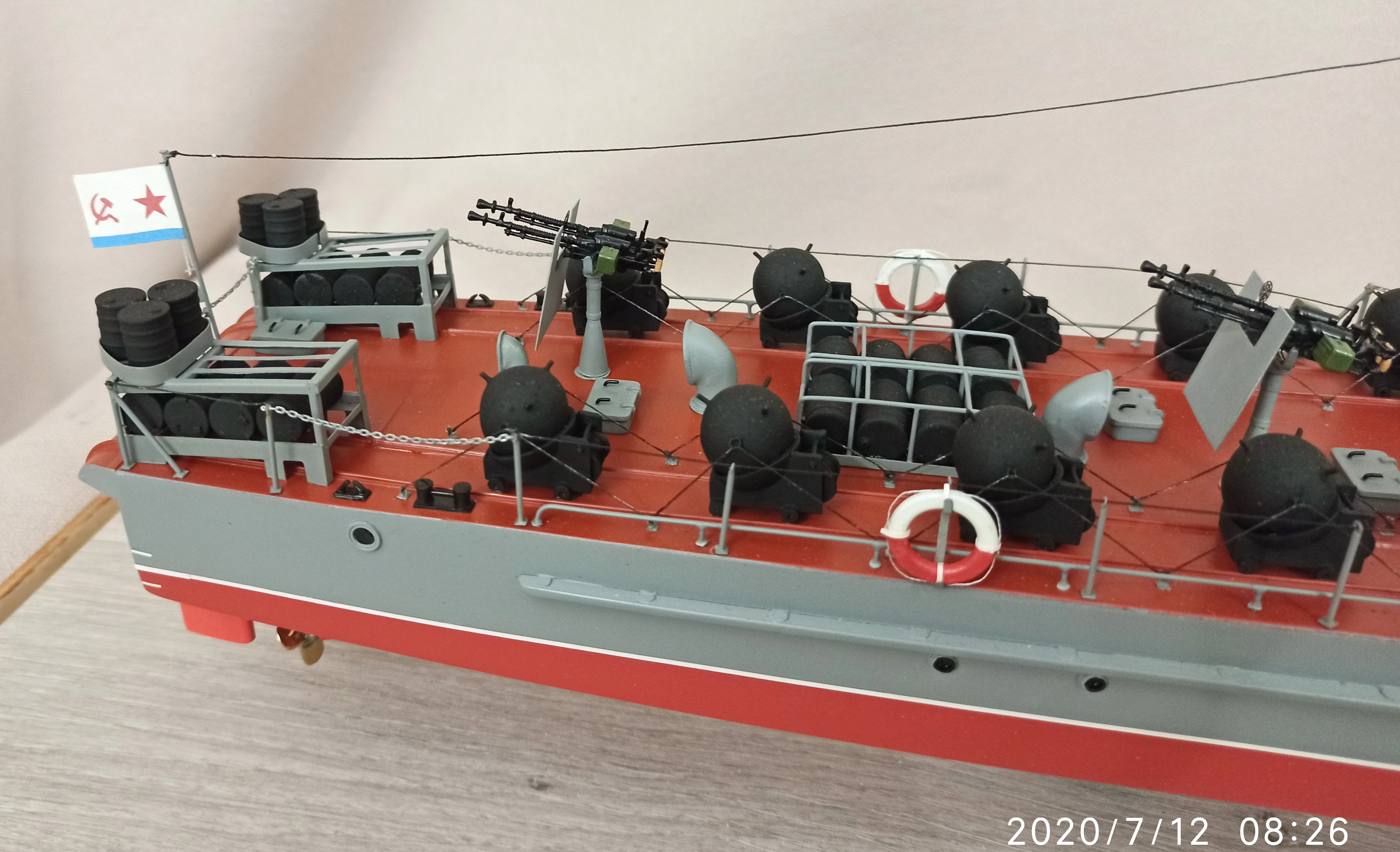 Модель корабля Бронированный малый охотник (БМО) пр.194 - Верфь на Столе