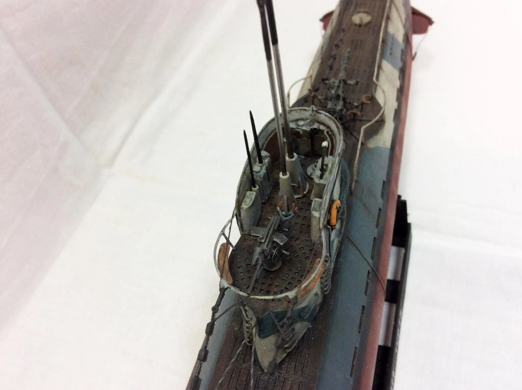 Модель корабля Океанская подводная лодка типа I U-25 - Верфь на Столе