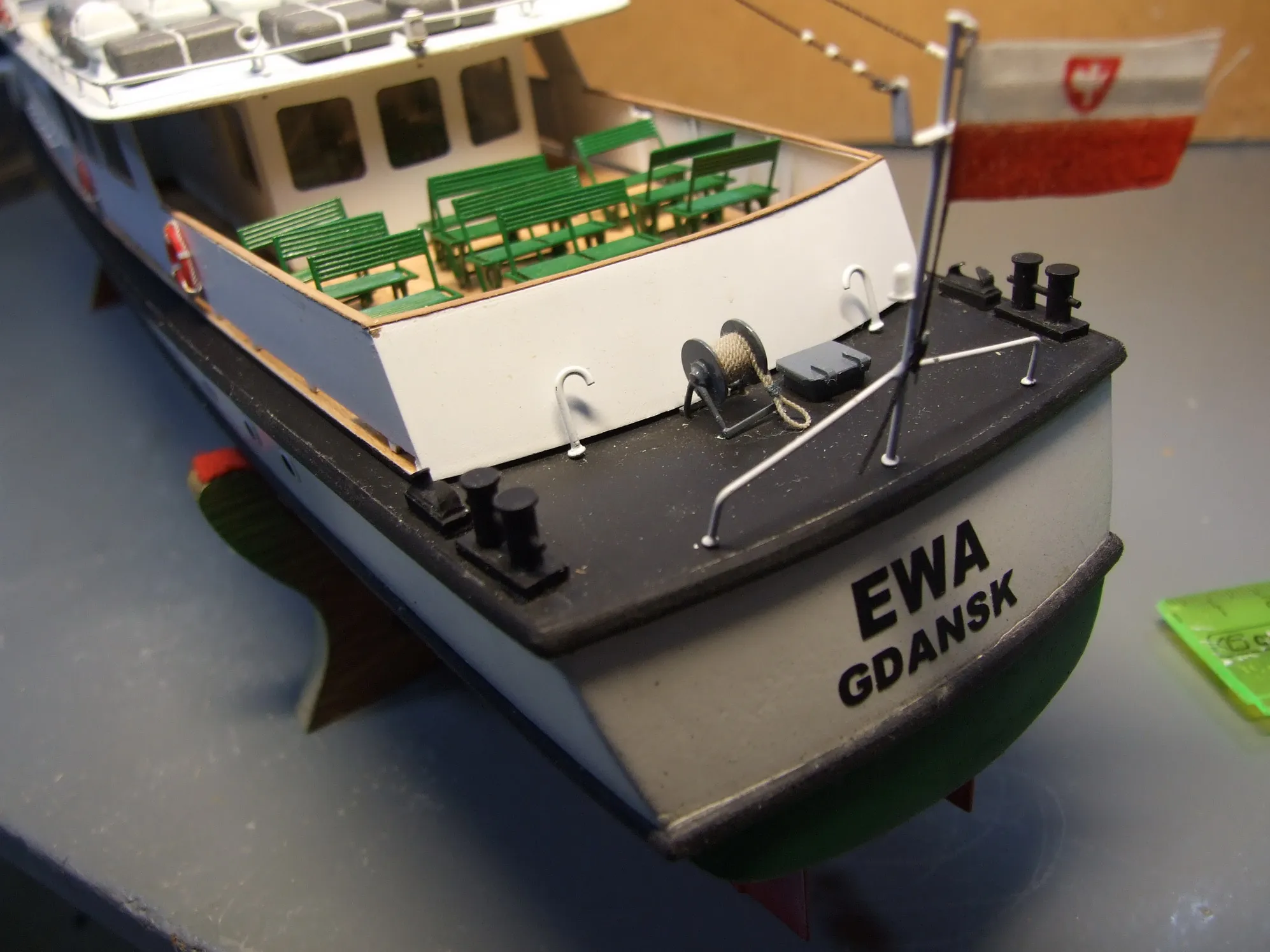 Модель корабля Морской пассажирский катер “EWA - Верфь на Столе