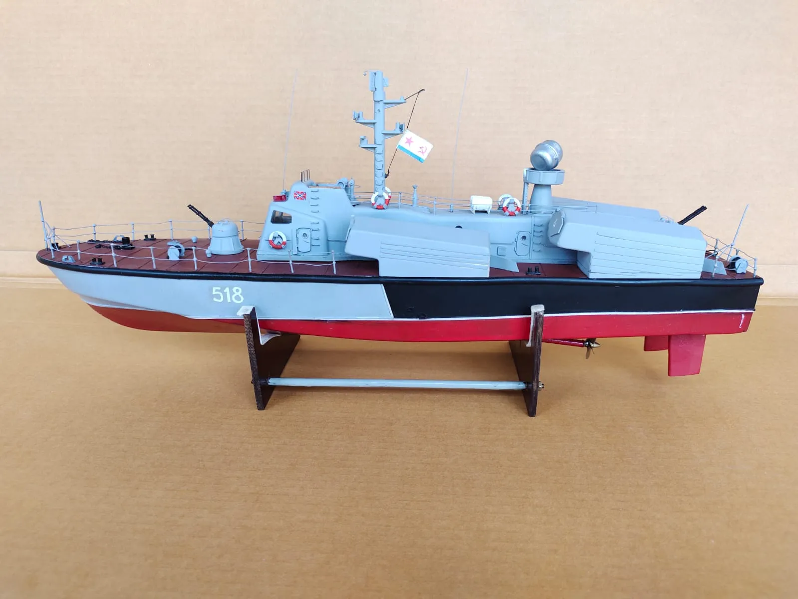 Модель корабля Ракетный катер проект 205 «Москит» - Верфь на Столе