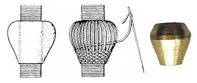 Мусинг, латунь, 4х4мм, 2 шт