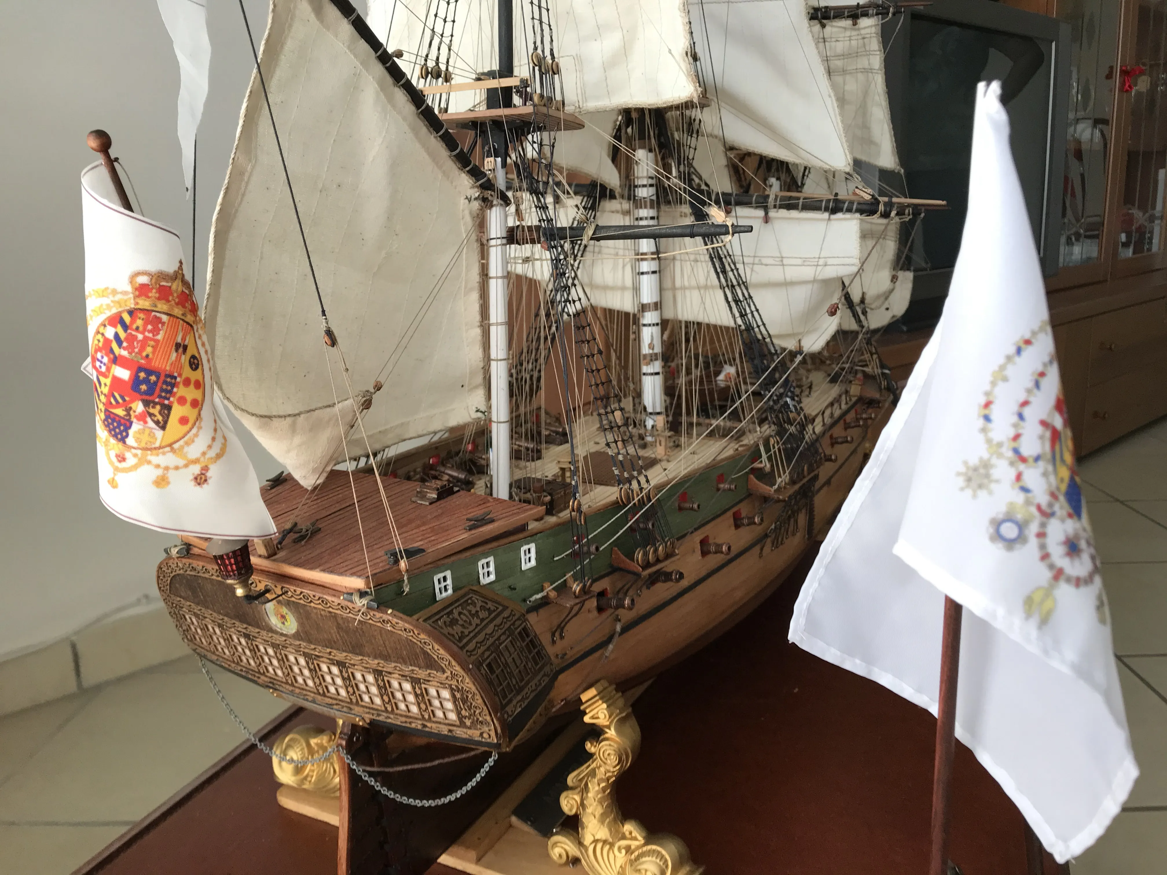 Модель корабля MINERVA - Верфь на Столе