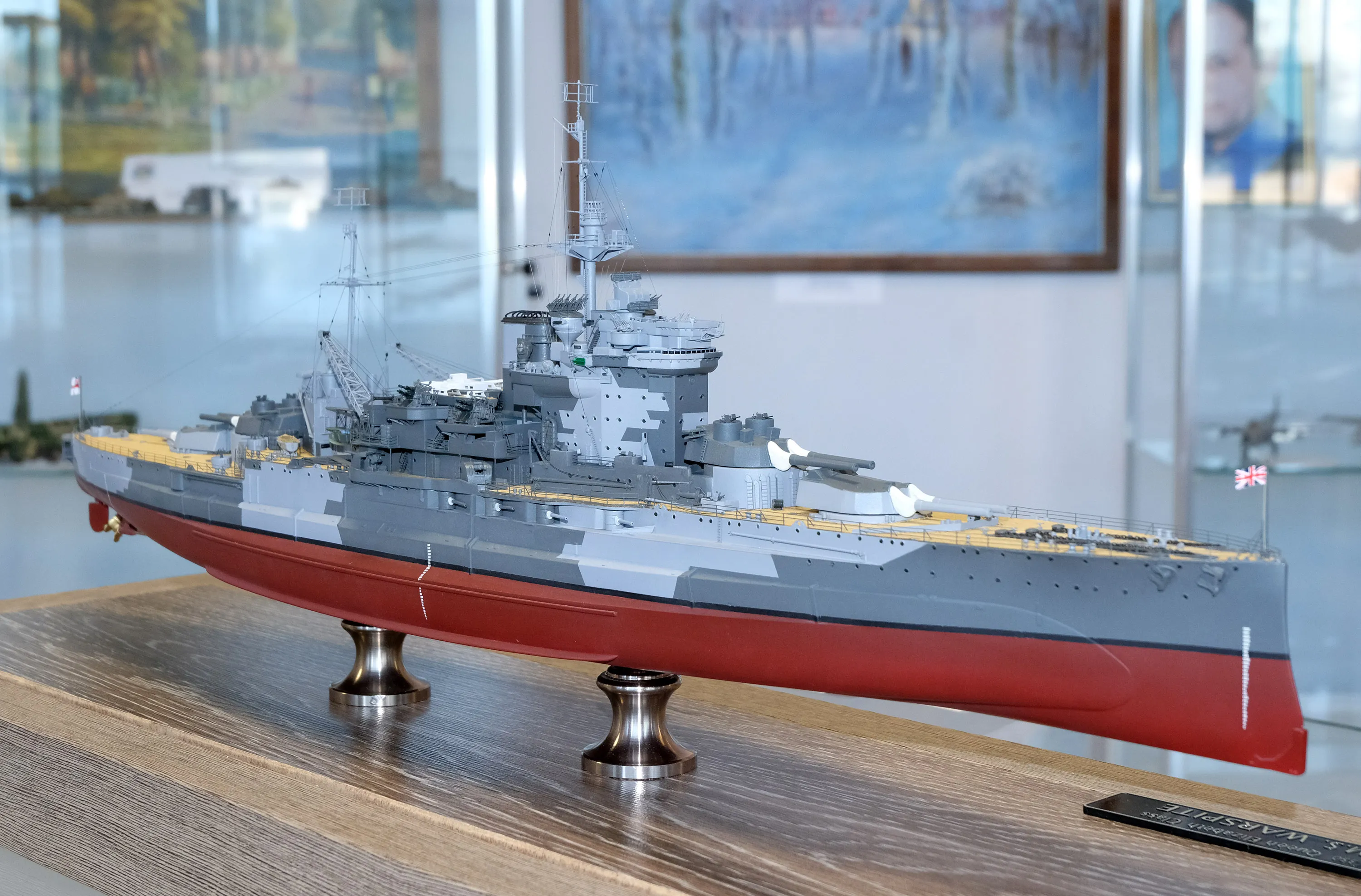 Модель корабля Британский линкор "Warspite" - Верфь на Столе