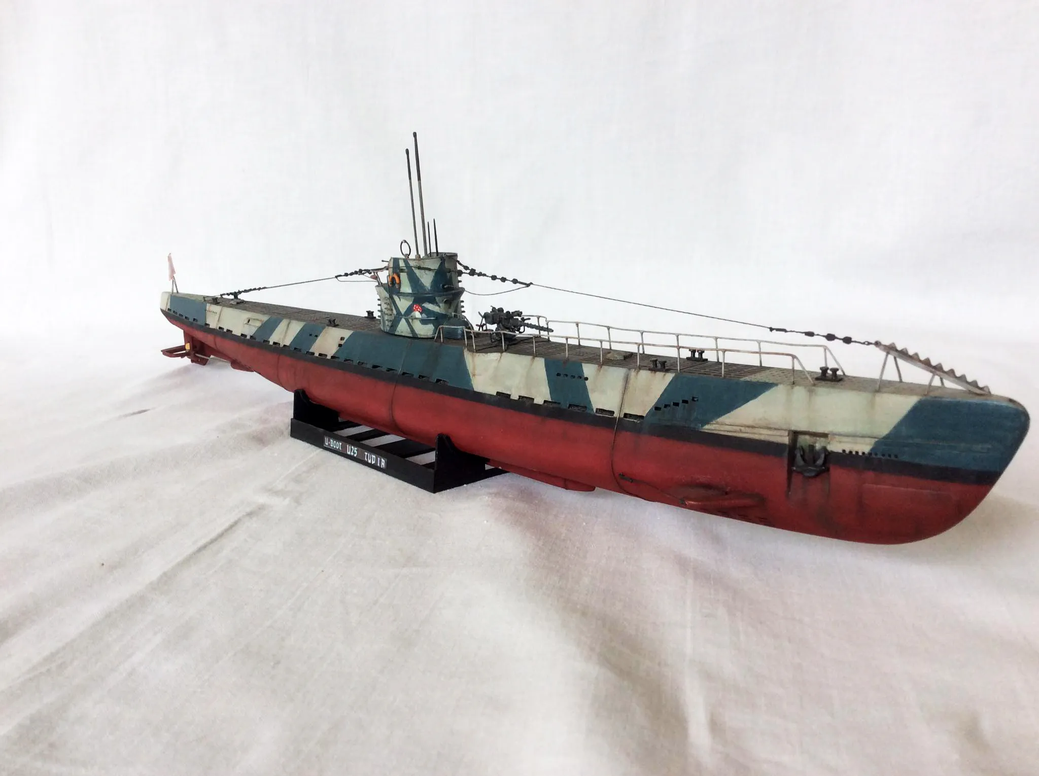 Модель корабля Океанская подводная лодка типа I U-25 - Верфь на Столе