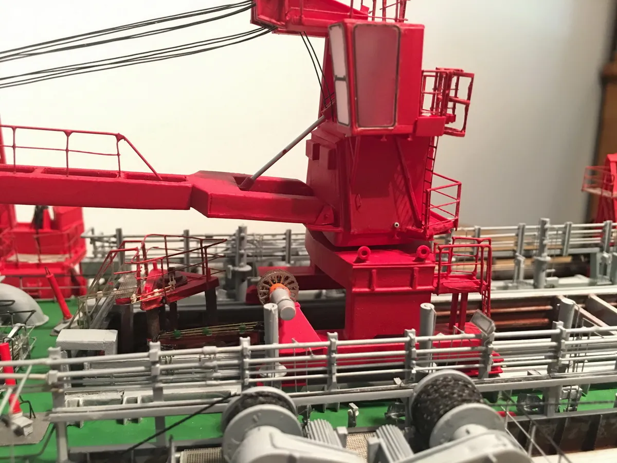 Модель корабля dredger "Josef Möbius" - Верфь на Столе