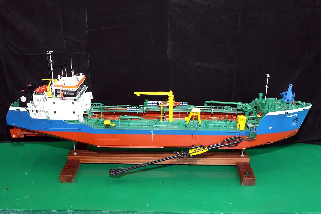 Модель корабля Дноуглубительное судно "Гленфорд" 2020 г. - Верфь на Столе