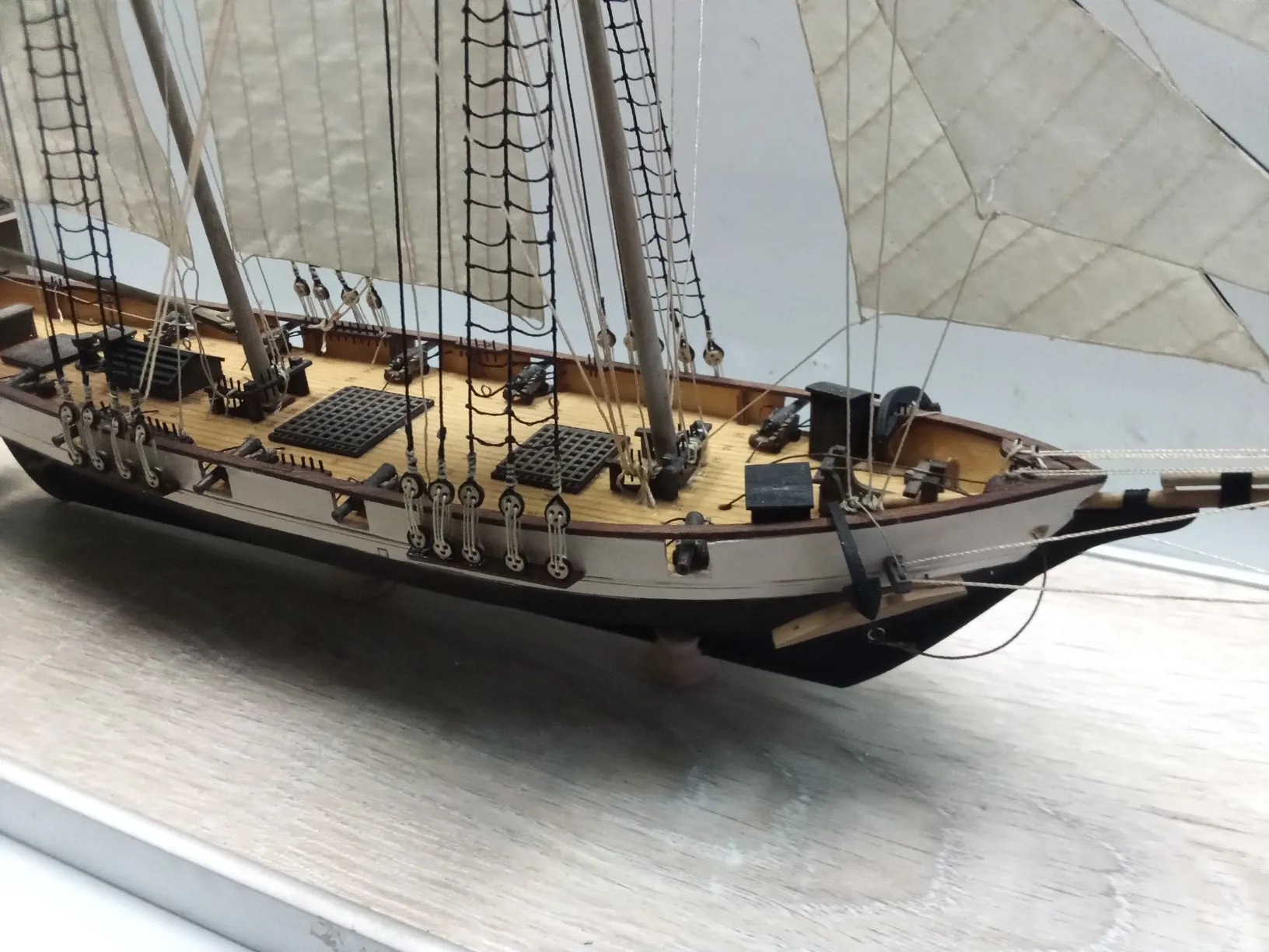 Модель корабля "Харви" - Верфь на Столе