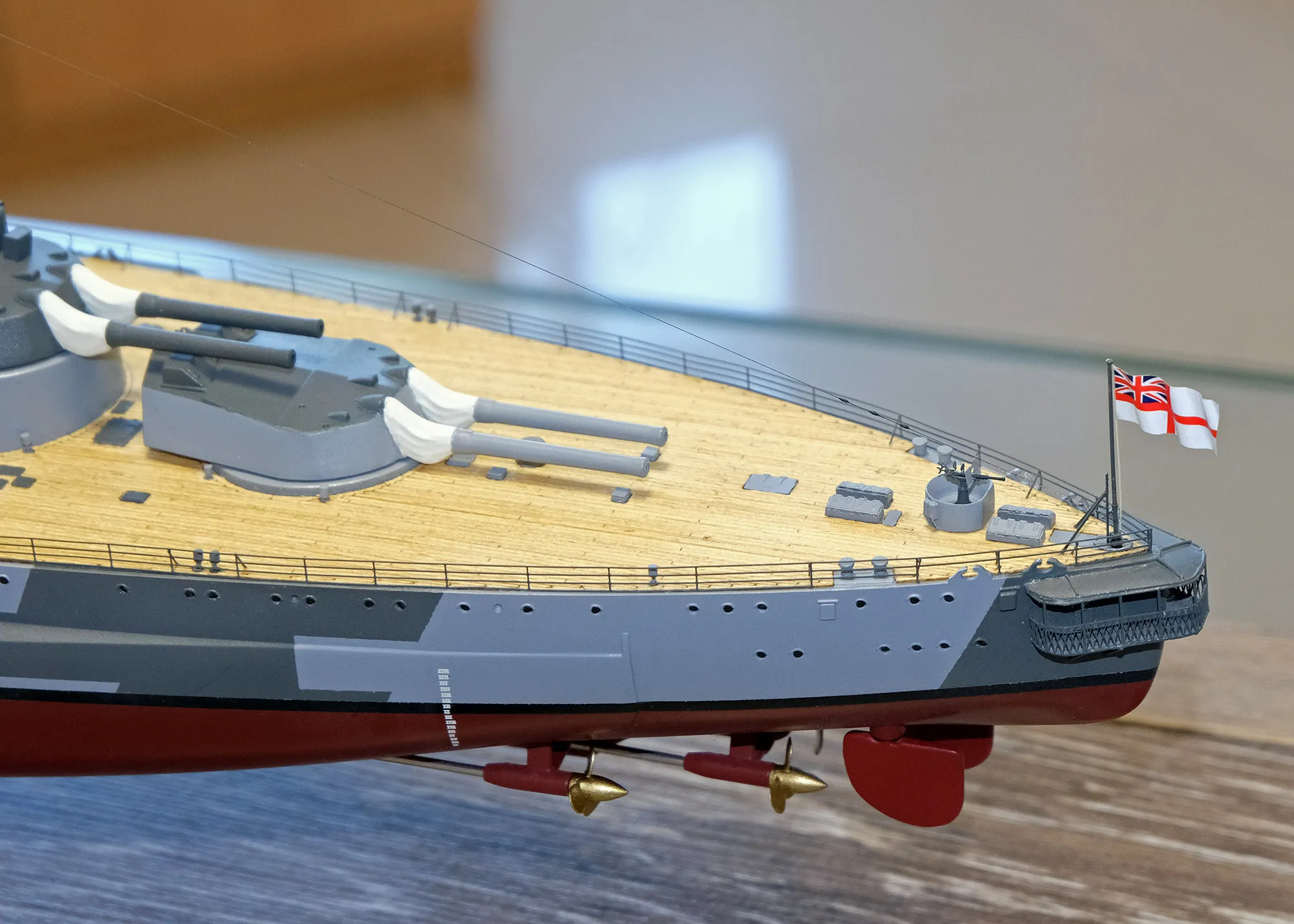 Модель корабля Британский линкор "Warspite" - Верфь на Столе