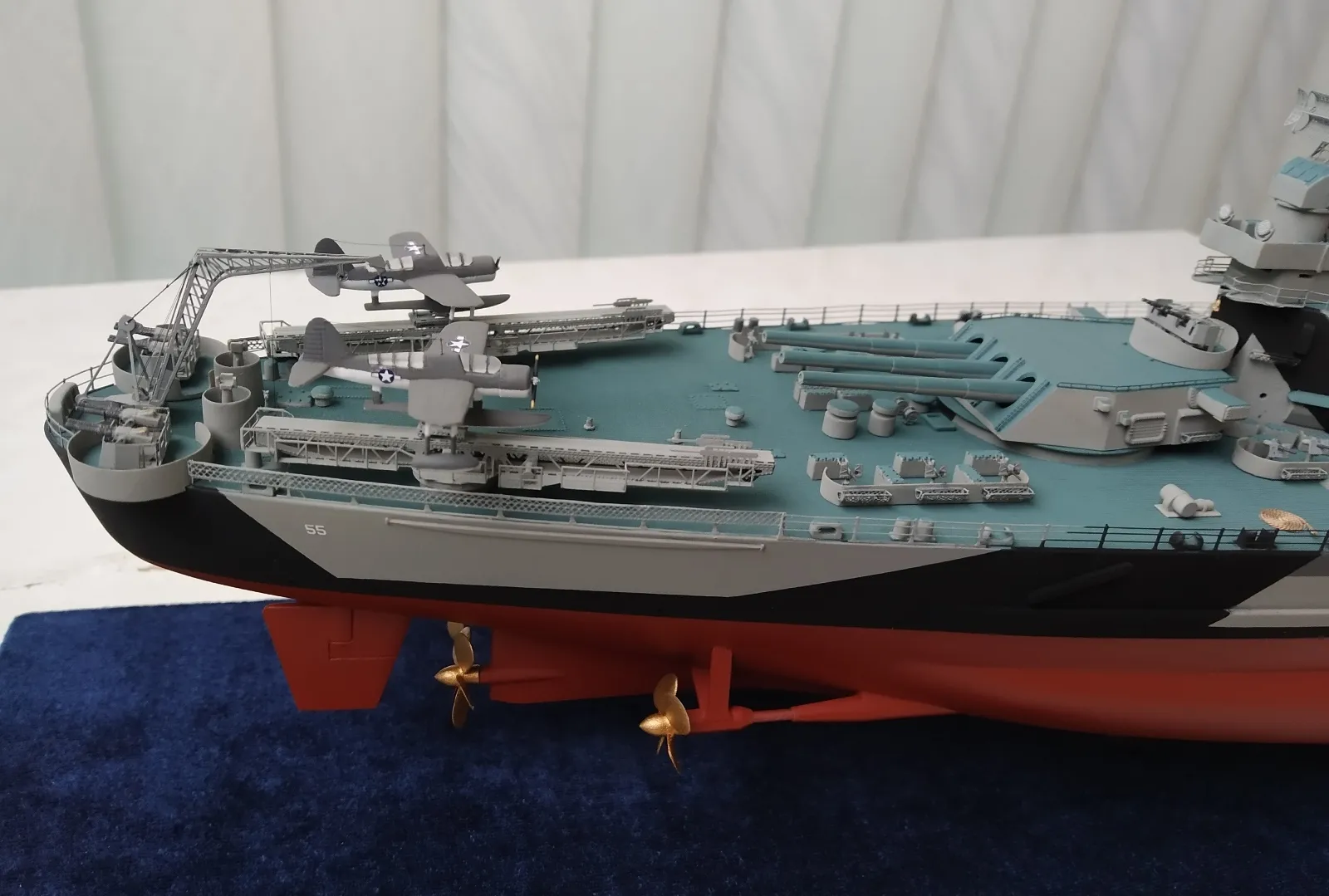 Модель корабля Линкор «North Carolina» - Верфь на Столе