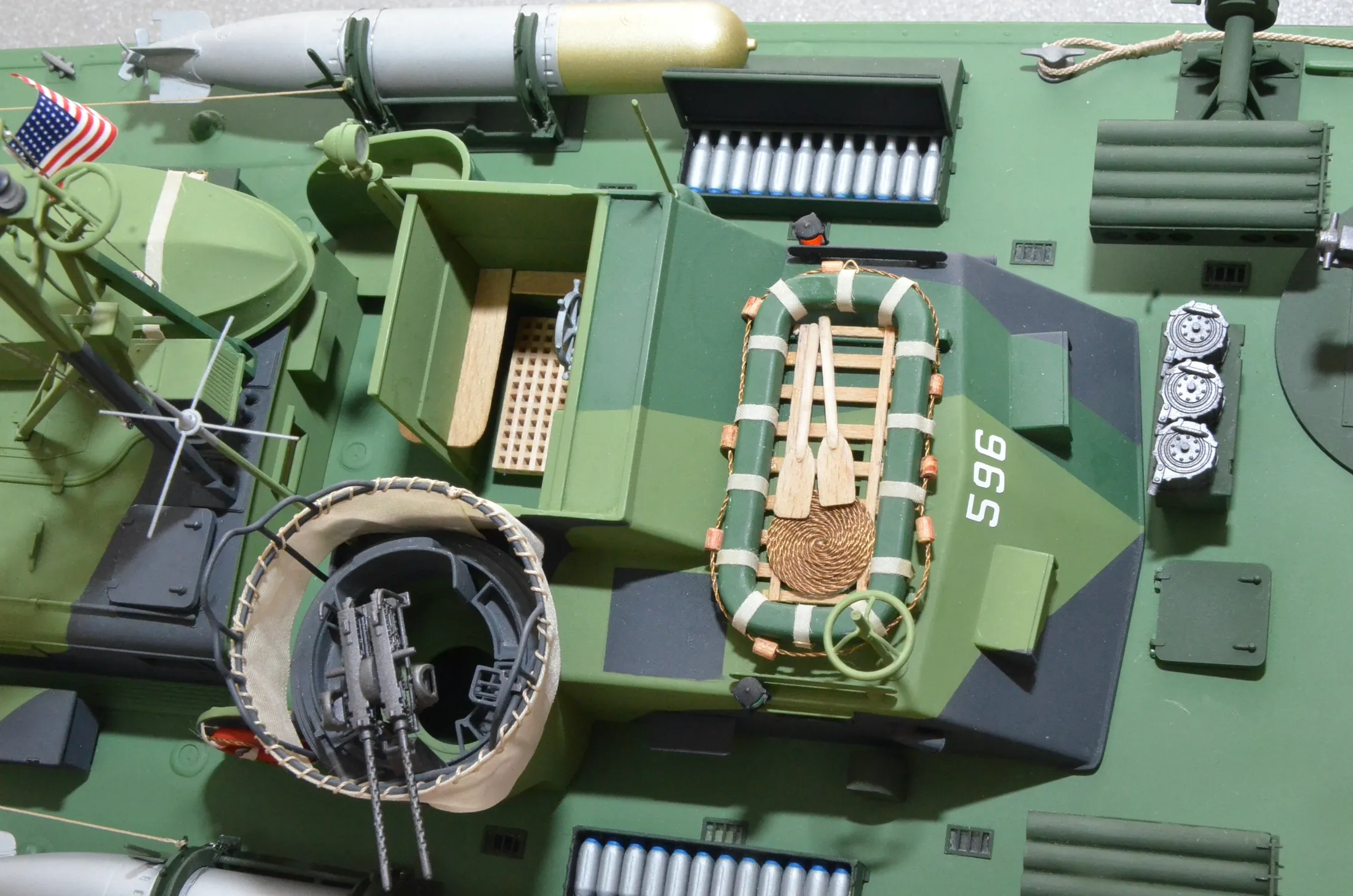 Модель корабля Elco 80 Torpedo Boat PT-596  - Верфь на Столе