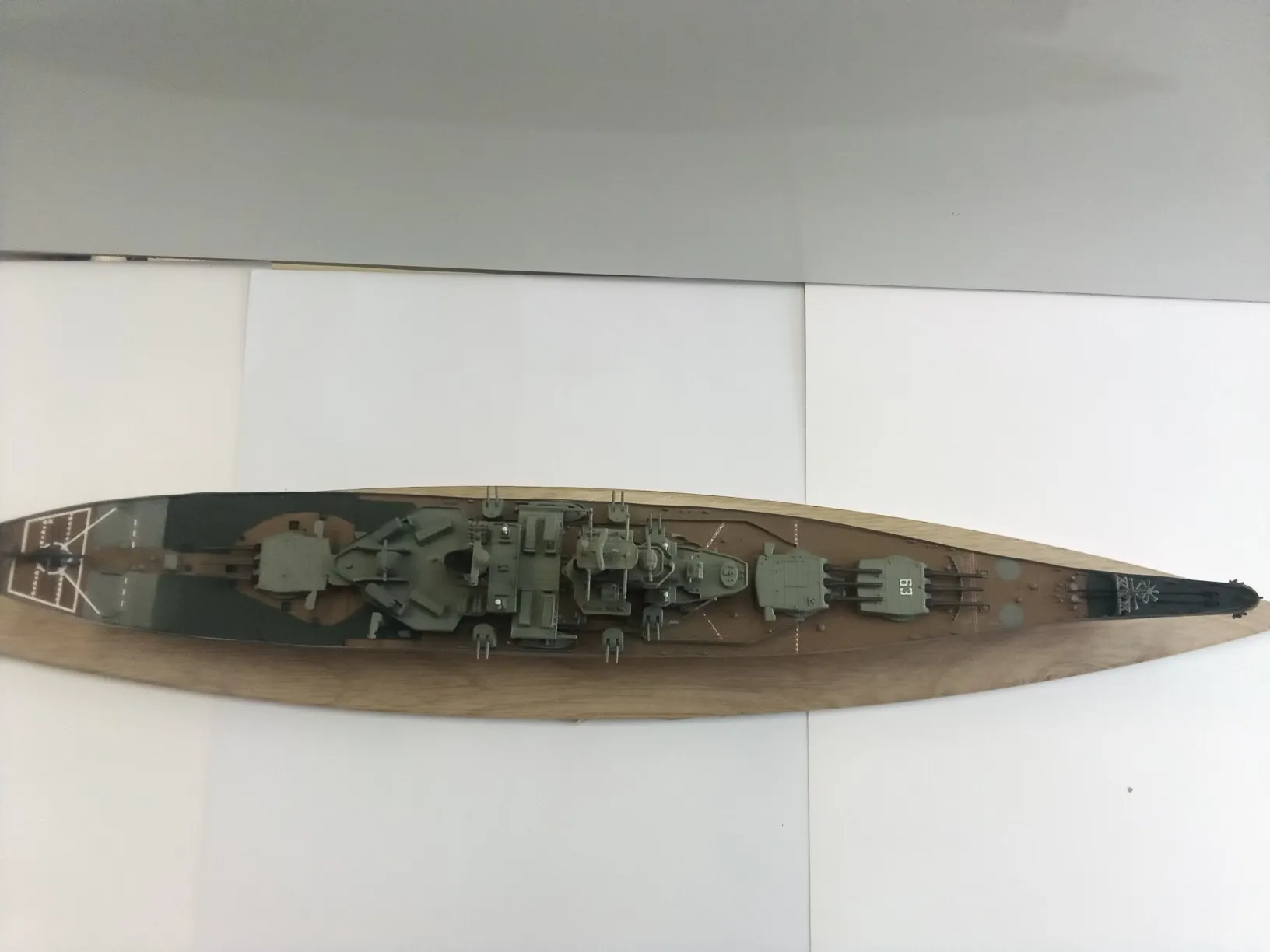 Модель корабля "Миссури" - Верфь на Столе