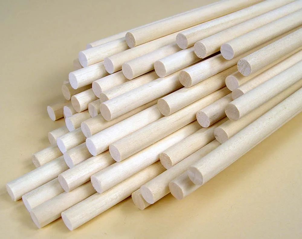 Круглая заготовка диаметром 4 мм, липа, 3 шт.