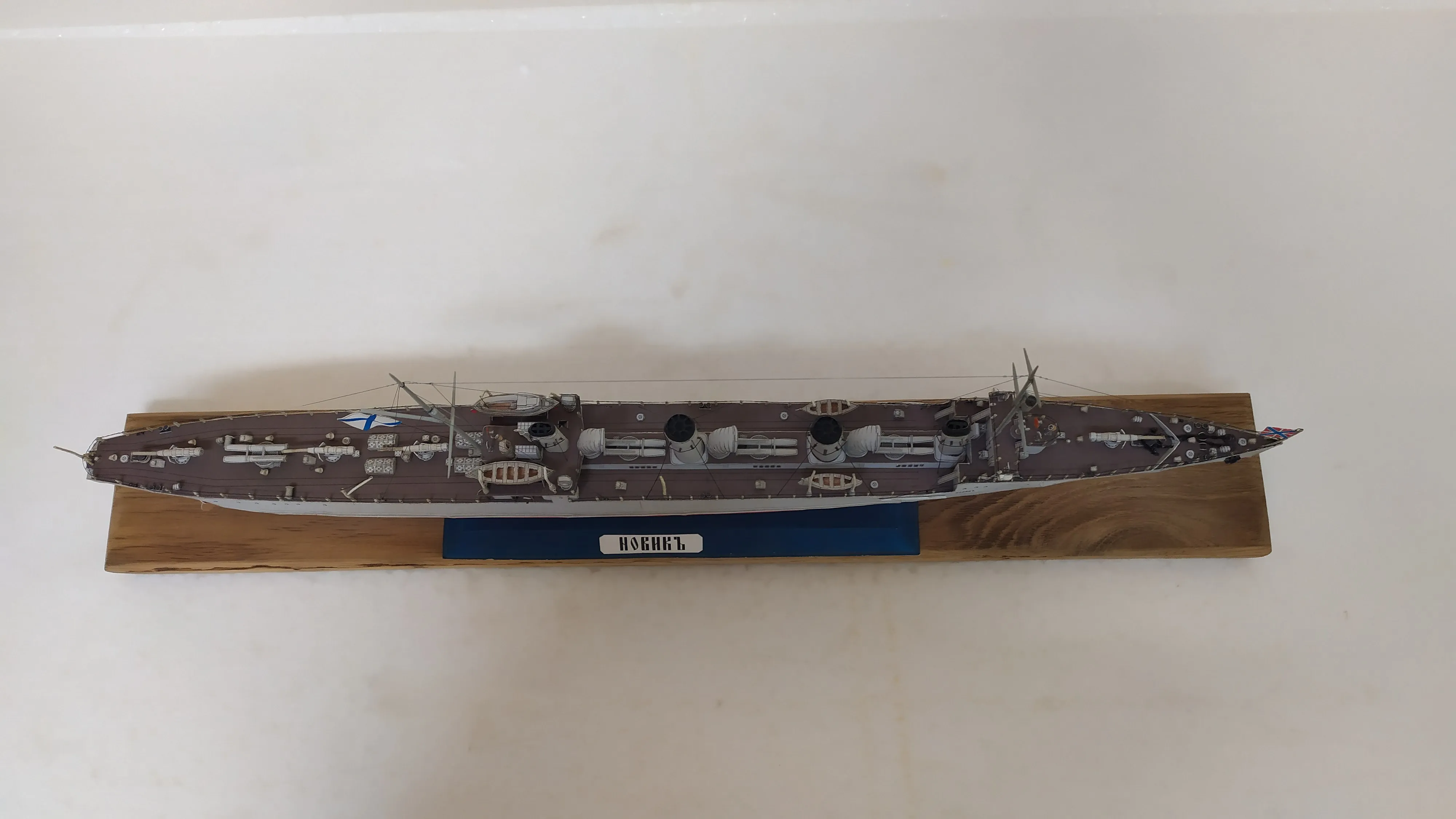 Модель корабля Эсминец "Новик" - Верфь на Столе