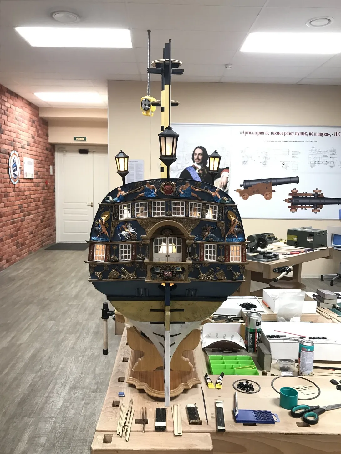 Модель корабля Линейный корабль "ПОЛТАВА" - Верфь на Столе