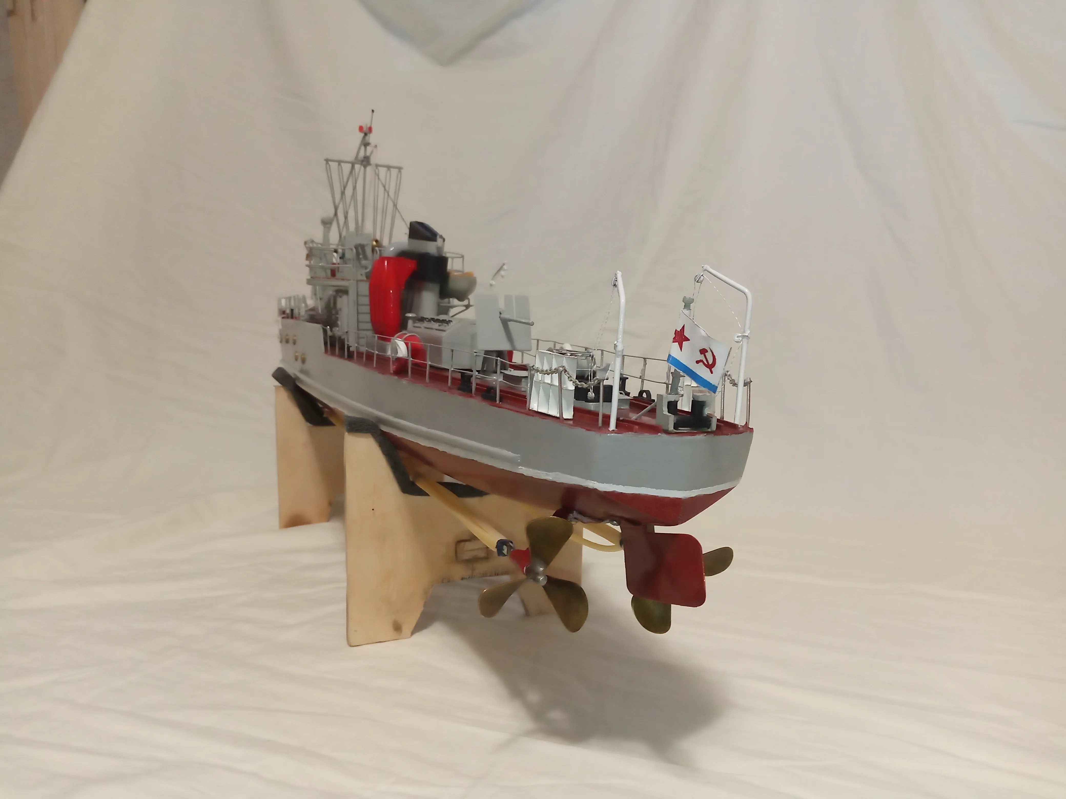 Модель корабля Морской катер-тральщик (Ленинградский проект) - Верфь на Столе