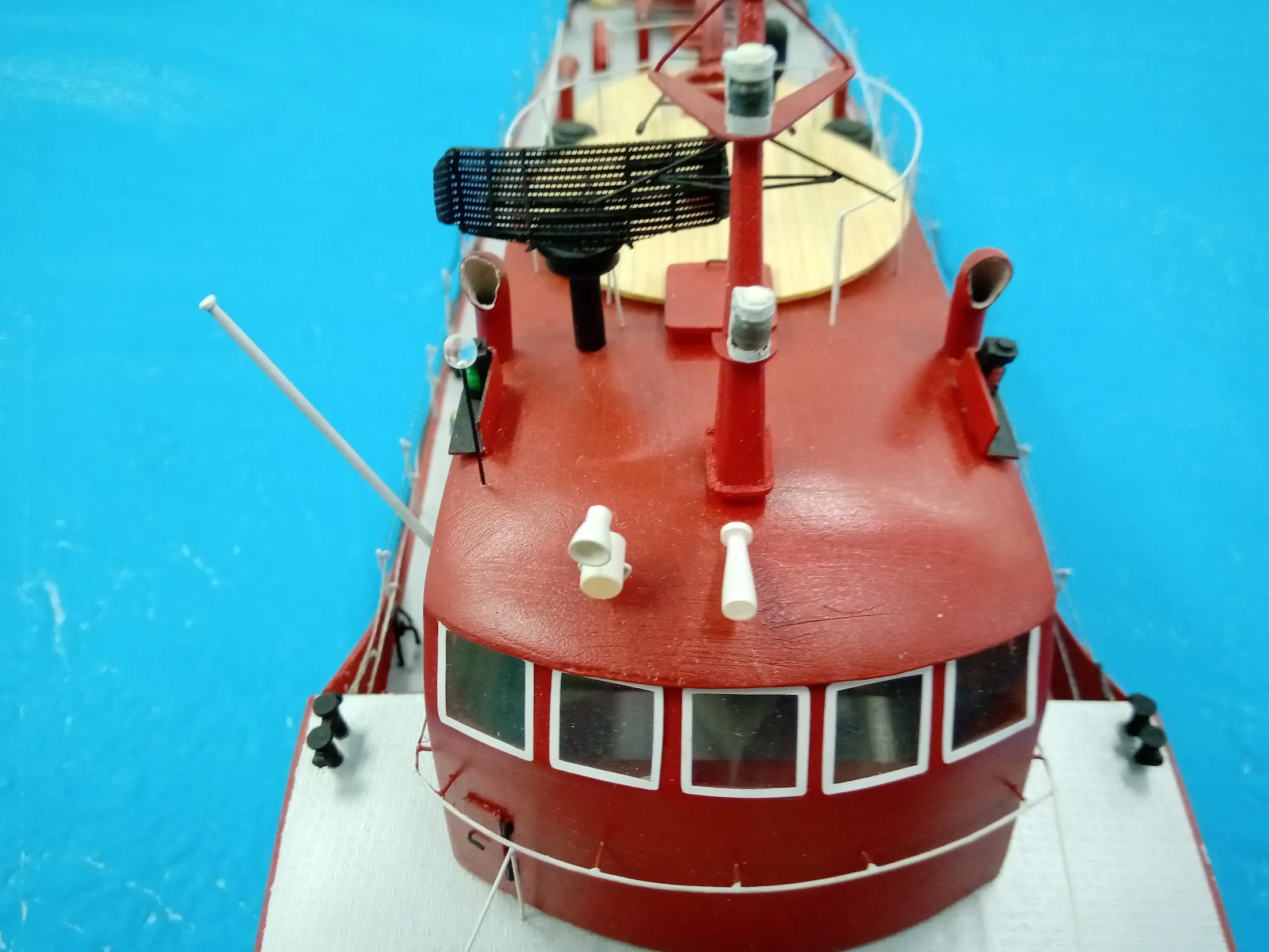 Модель корабля Düsseldorf - Верфь на Столе