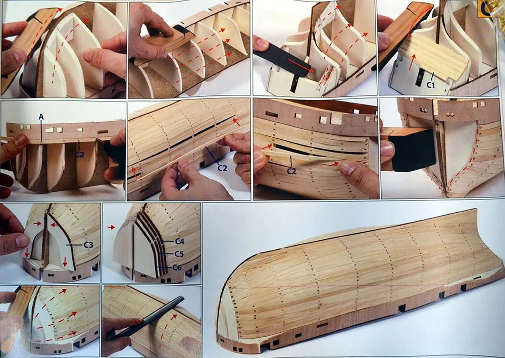 Бомбардирский корабль HMS Erebus + (Полный набор инструментов, клея и краски) Бомбардирский корабль HMS Erebus + (Полный набор инструментов, клея и краски)