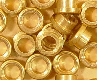 Иллюминатор со стеклом, латунь, 7 мм, 2 шт