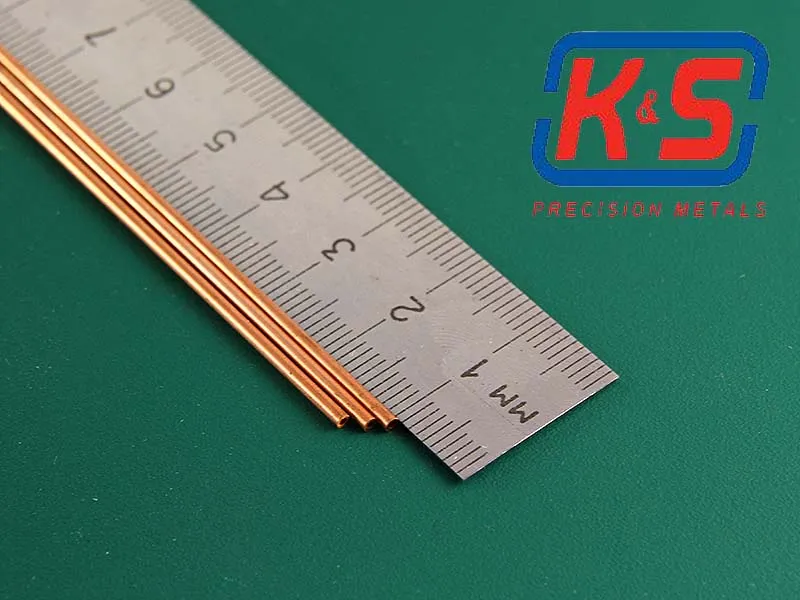 Медная трубка 1,6 мм, 3 шт