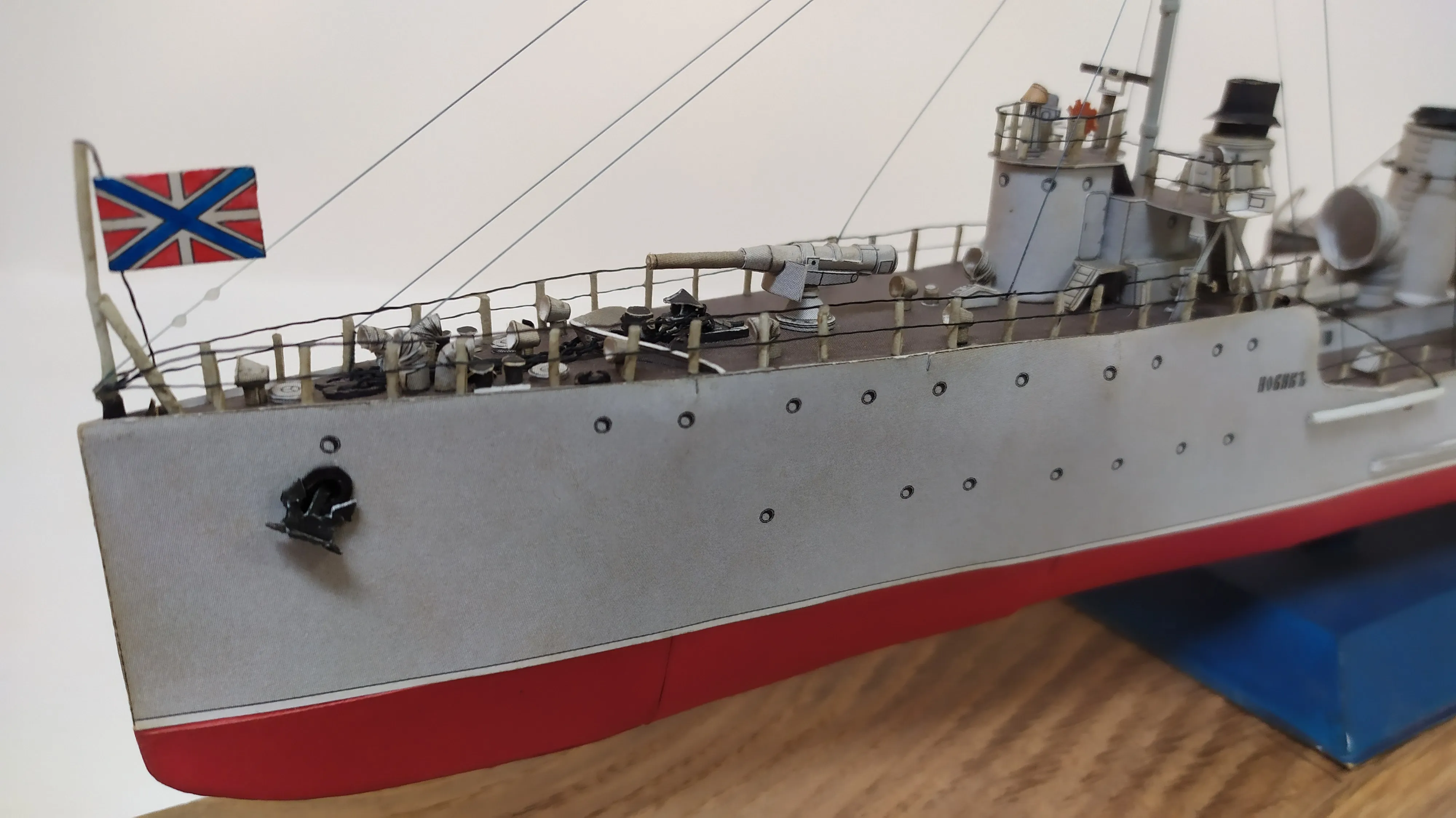 Модель корабля Эсминец "Новик" - Верфь на Столе