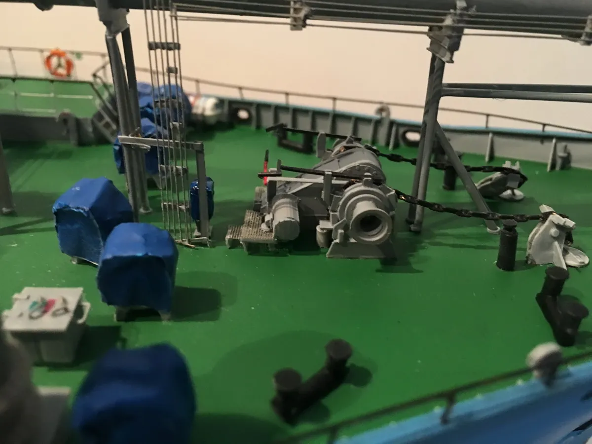 Модель корабля dredger "Josef Möbius" - Верфь на Столе