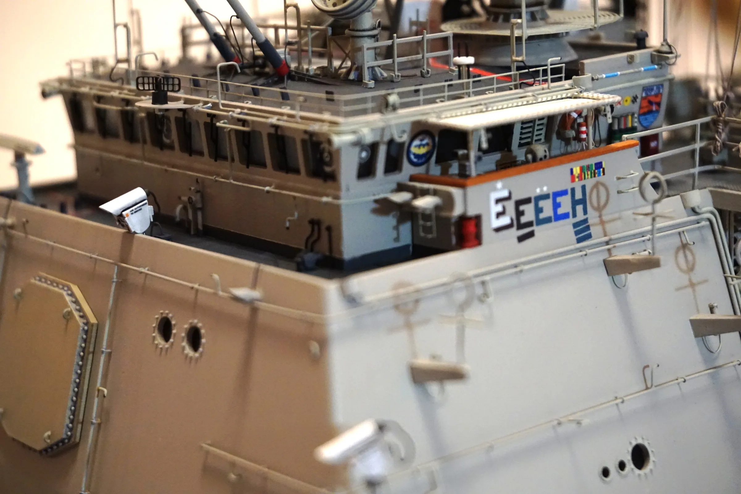 Модель корабля USS Vincennes (CG-49) - Верфь на Столе