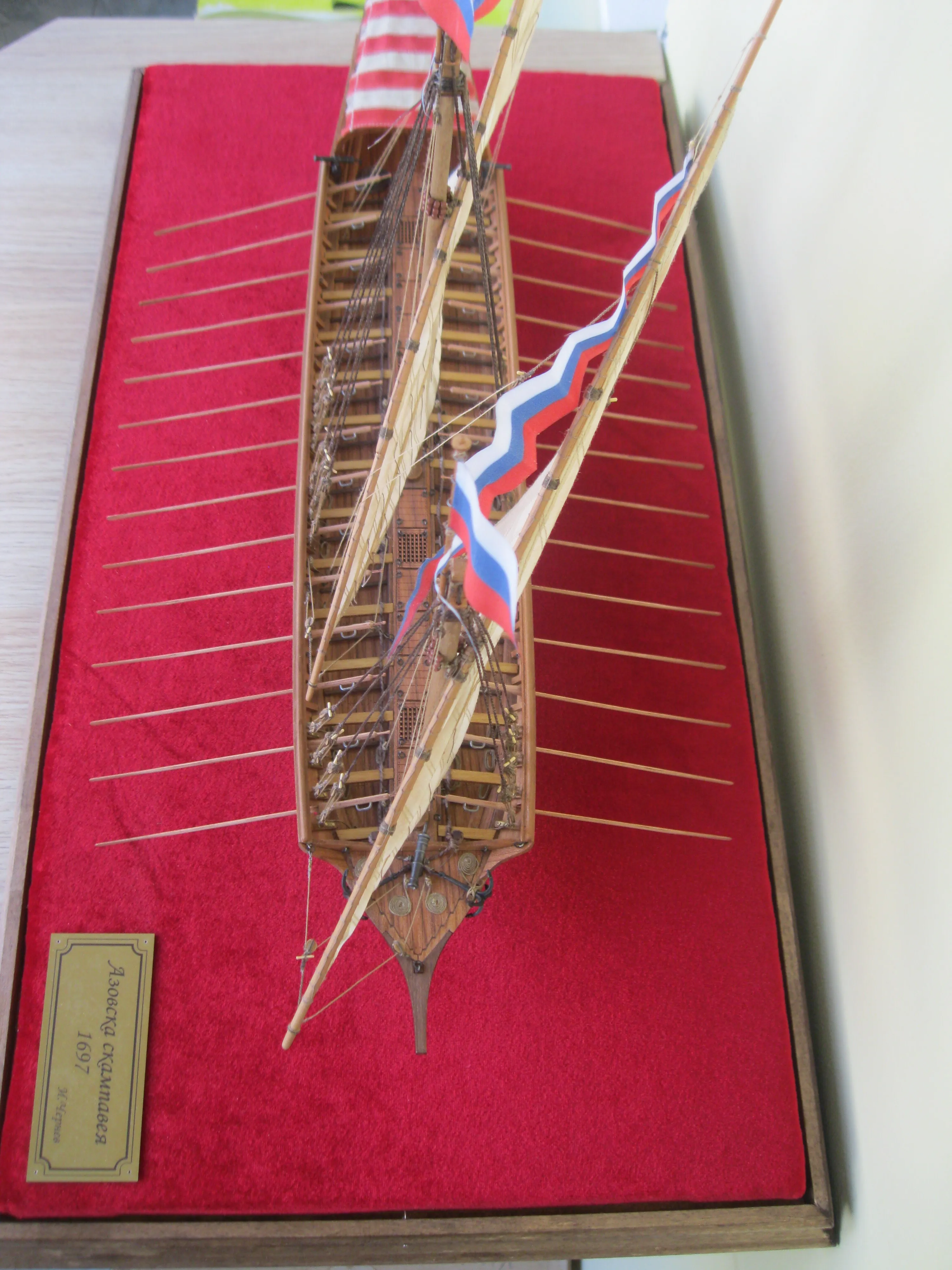 Модель корабля Азовская Скампавея - Верфь на Столе