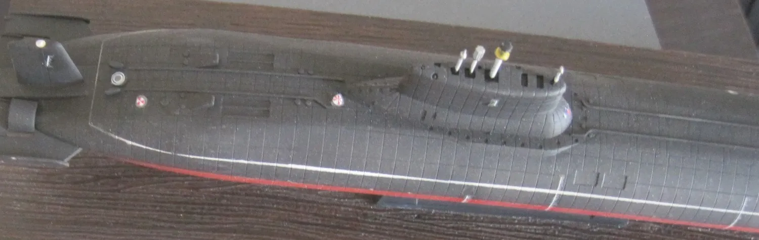 Модель корабля Подводная лодка "Дмитрий Донской" - Верфь на Столе