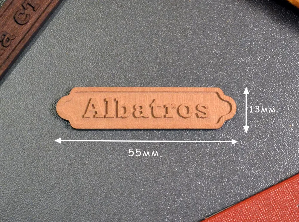 Табличка Albatros, груша, рез ЧПУ