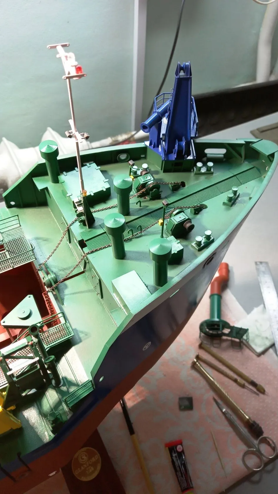 Модель корабля Дноуглубительное судно "Гленфорд" 2020 г. - Верфь на Столе