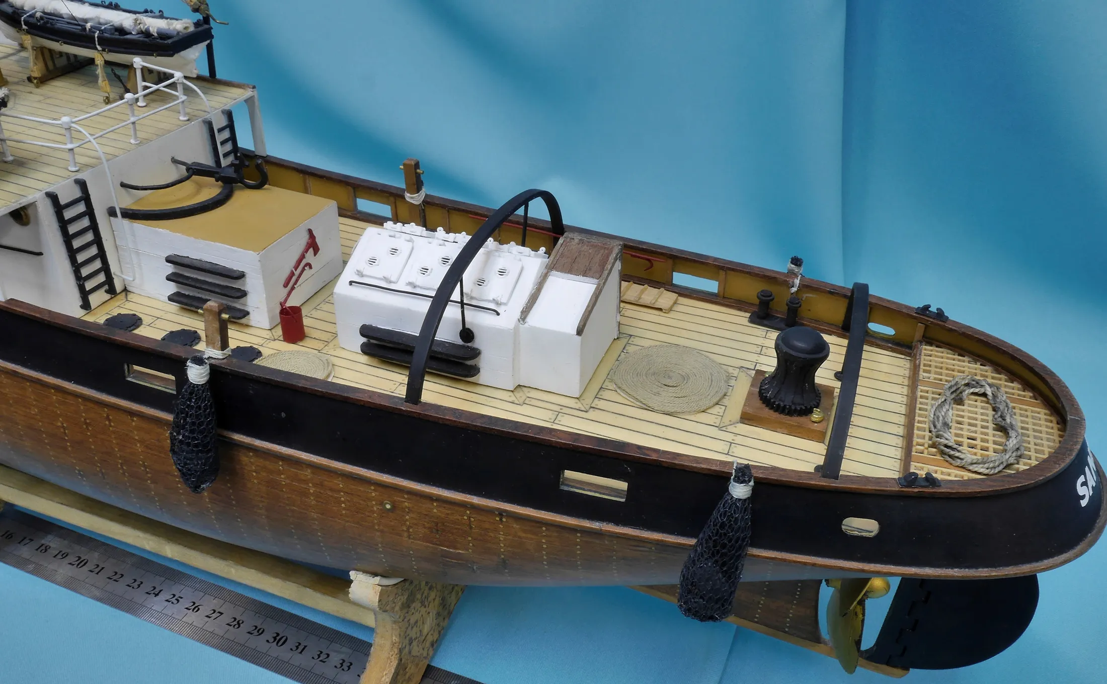 Модель корабля Буксир Sanson - Верфь на Столе