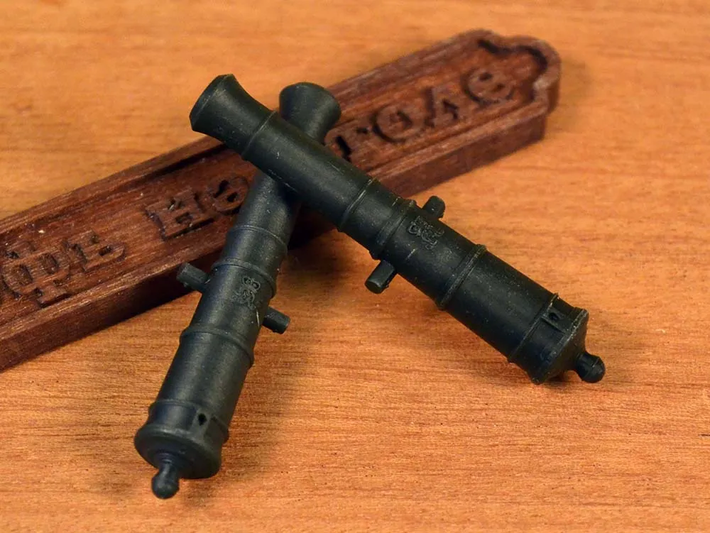 Ствол пушки тип Armstrong, герб Георг 3, 6 фунтов, масштаб 1:48, длина 45,9 мм, 2 шт