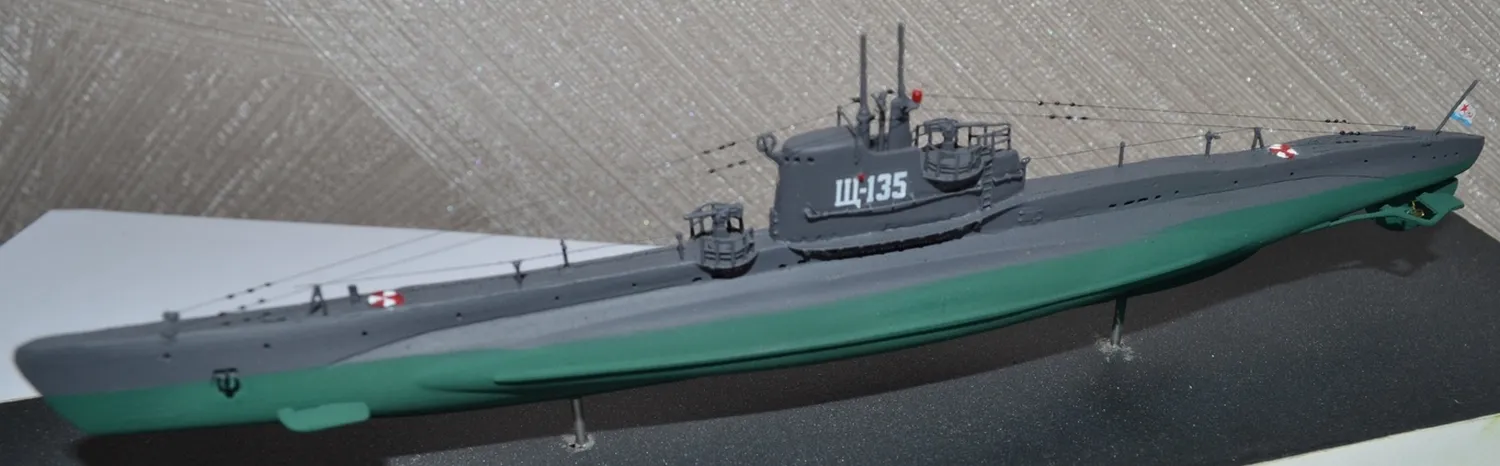 Модель корабля Подводная лодка типа Щука "135" - Верфь на Столе