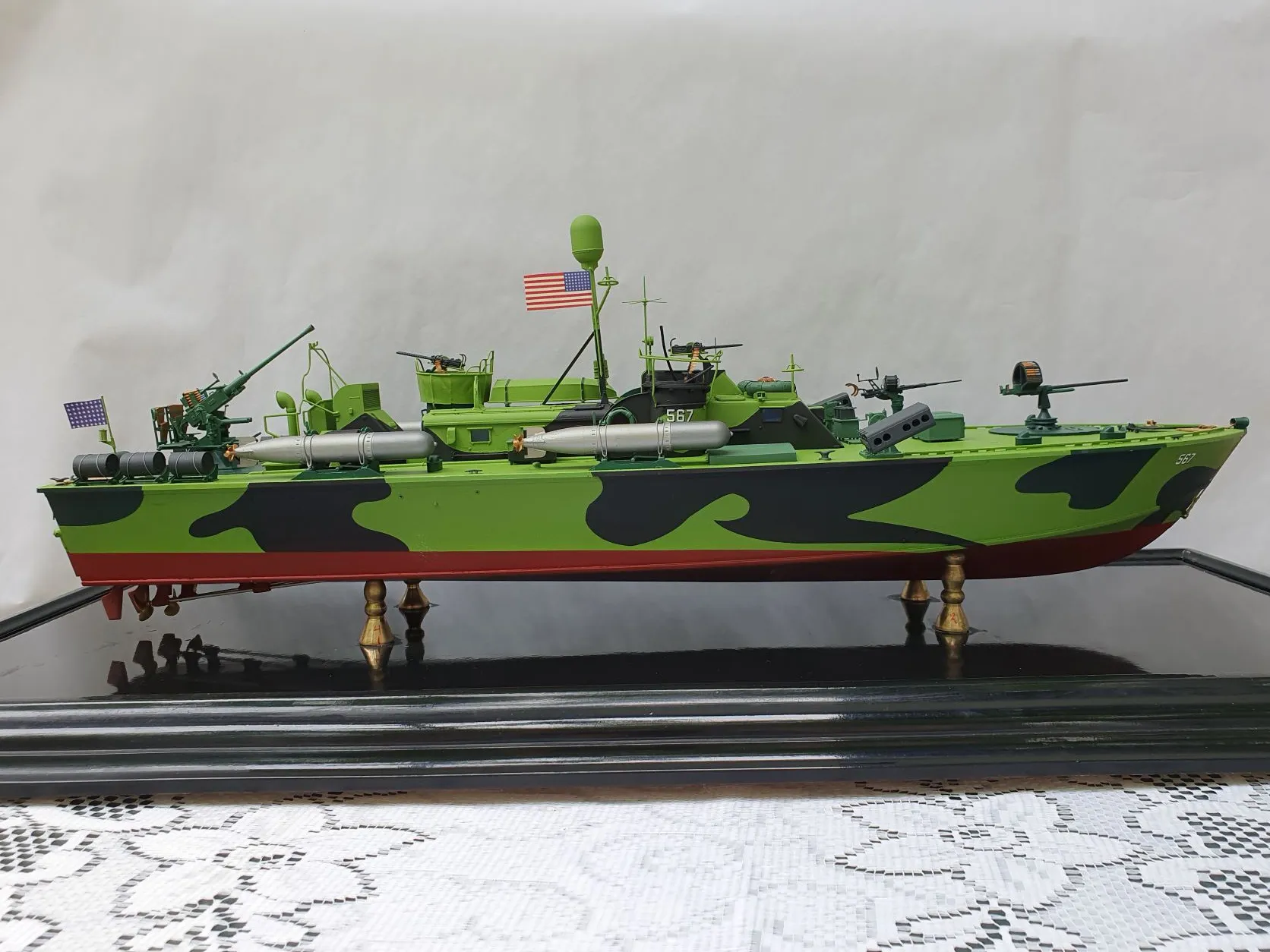 Модель корабля ELCO 80 TORPEDO BOAT PT-567  - Верфь на Столе