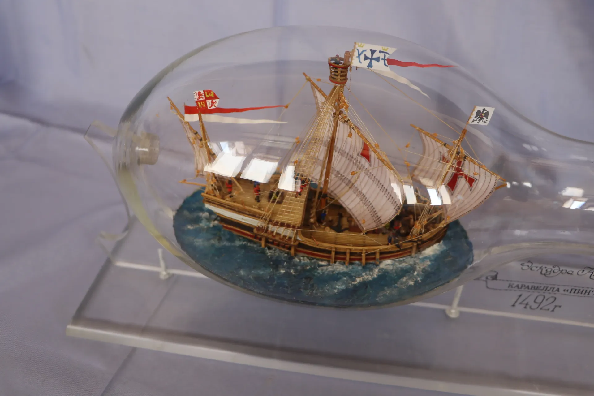 Модель корабля Каравелла "Пинта" - Верфь на Столе