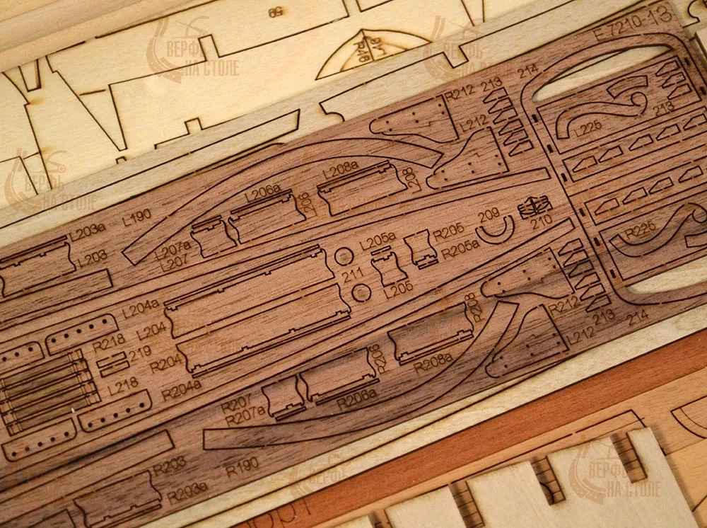 Модель Шхуна "Измаил", улучшенная версия 