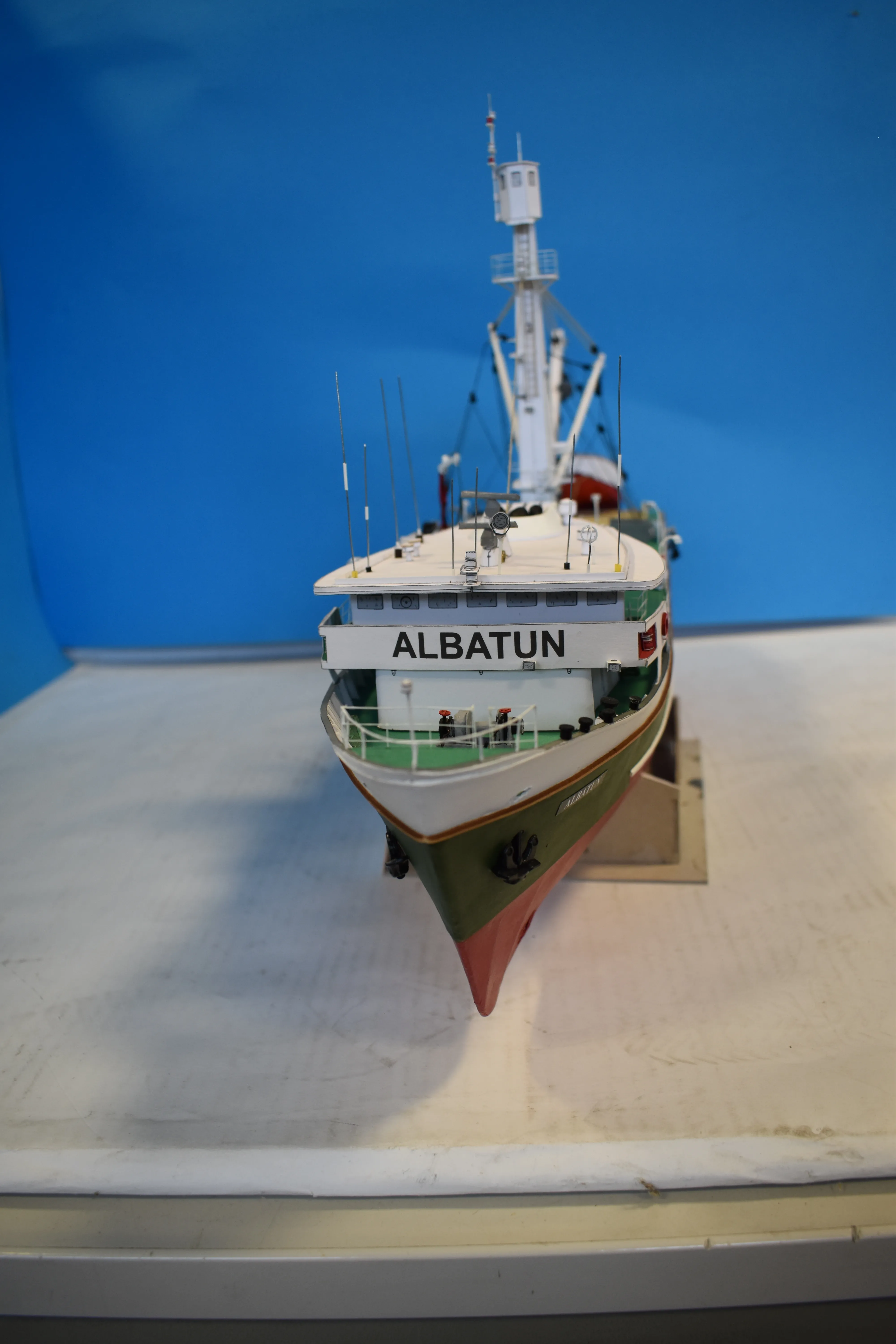 Модель корабля судно для ловли тунца "Albatun" - Верфь на Столе