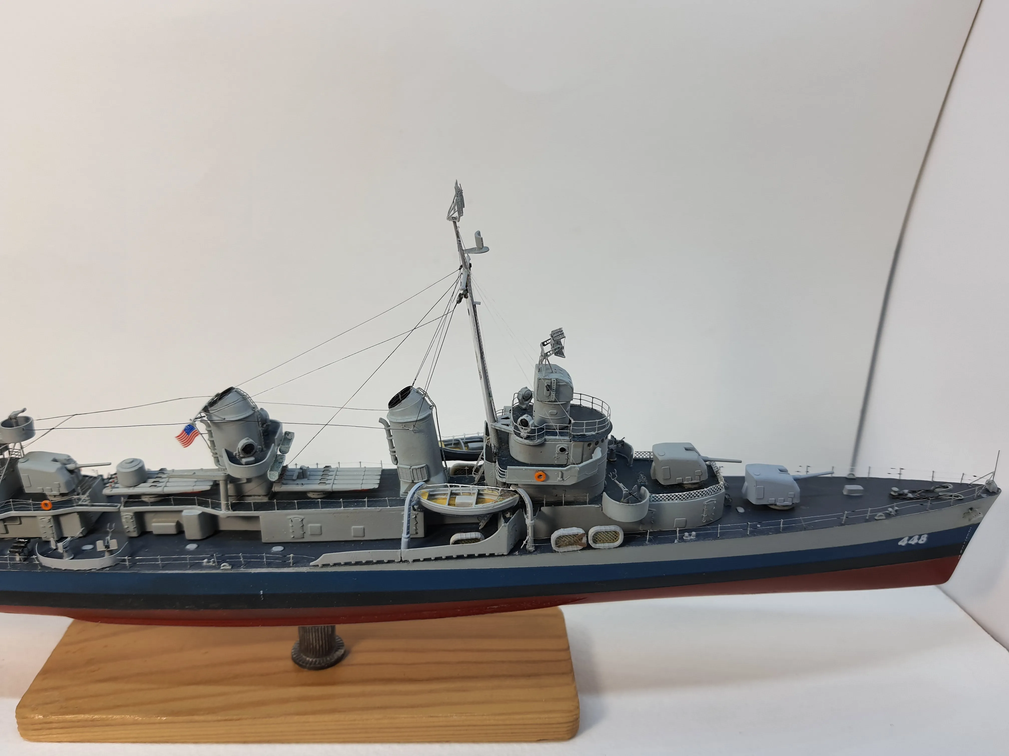Модель корабля USS La Vallette (DD-448) - Верфь на Столе