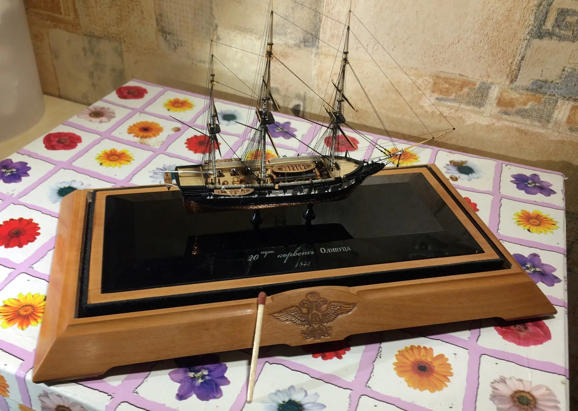 Модель корабля 20-ти пушечный корвет “Оливуца” - Верфь на Столе