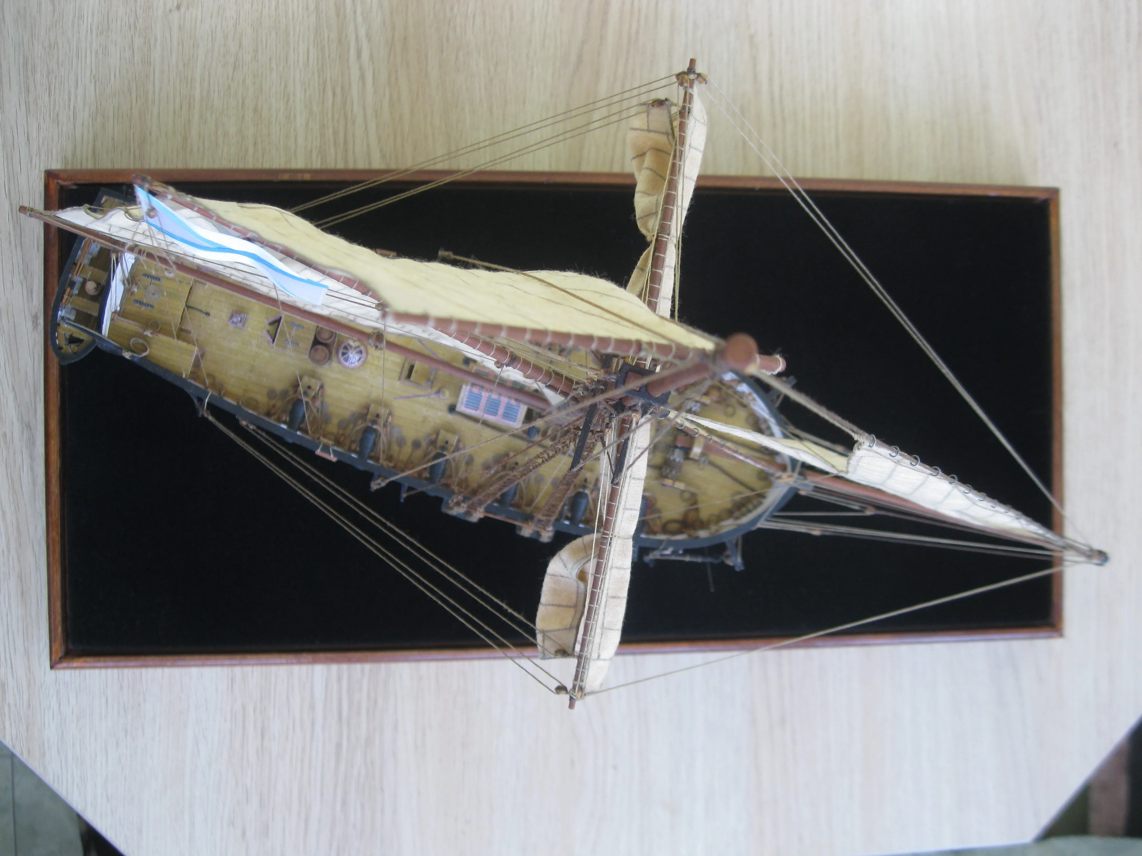 Модель корабля Тендер „Поспешный” - Верфь на Столе