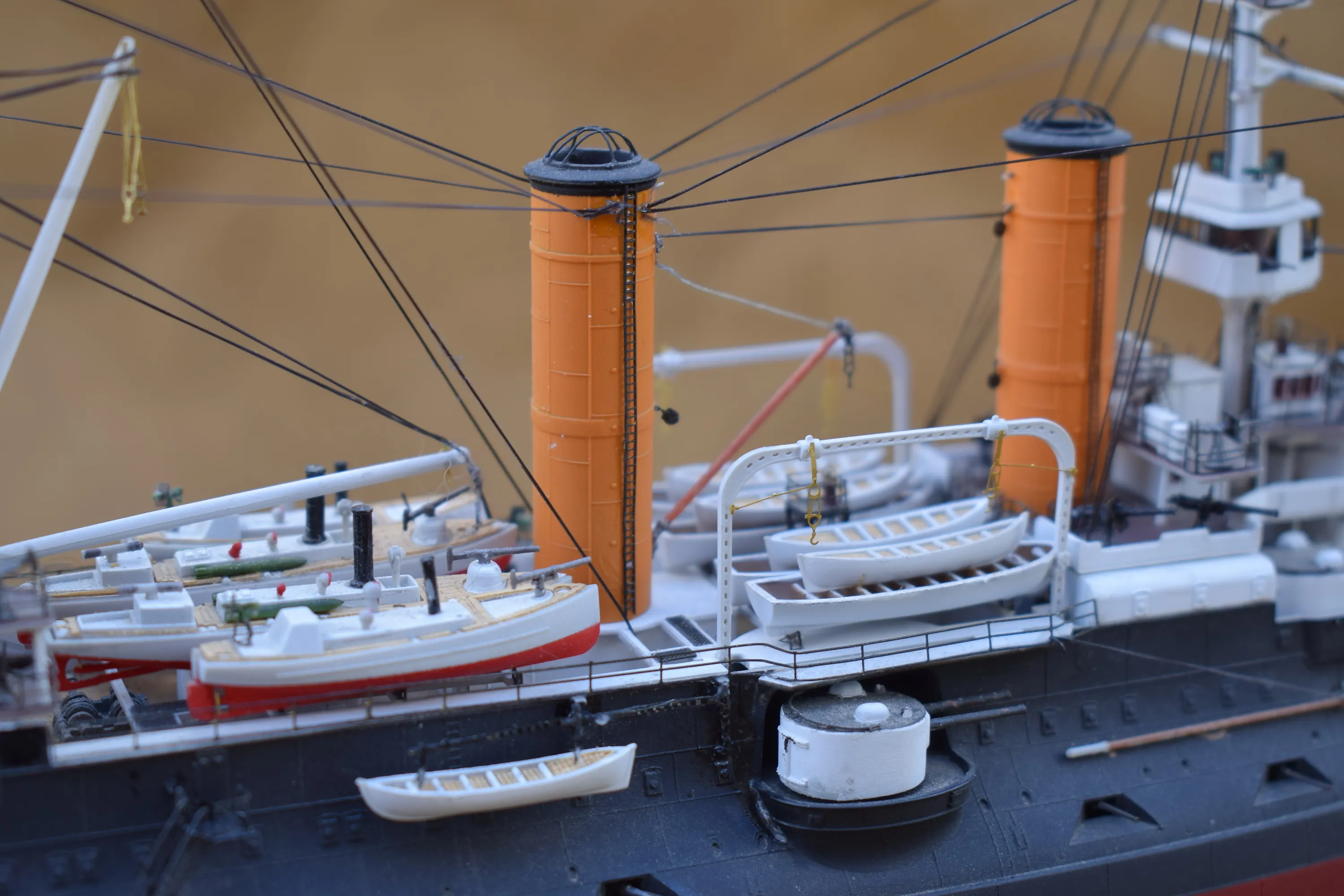 Модель корабля Броненосец РИФ «Цесаревич» на осень 1904 года - Верфь на Столе