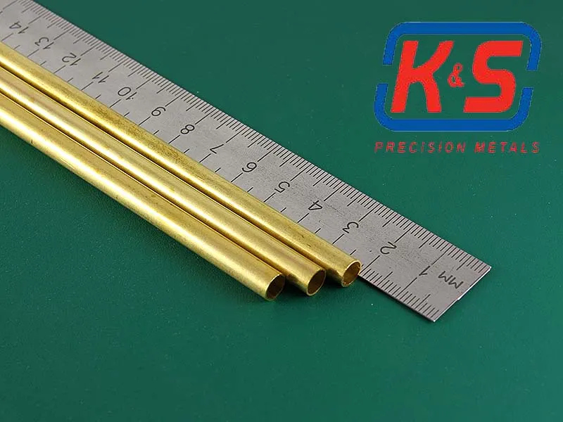 Латунная трубка 6,4х0,36 мм, 1 шт