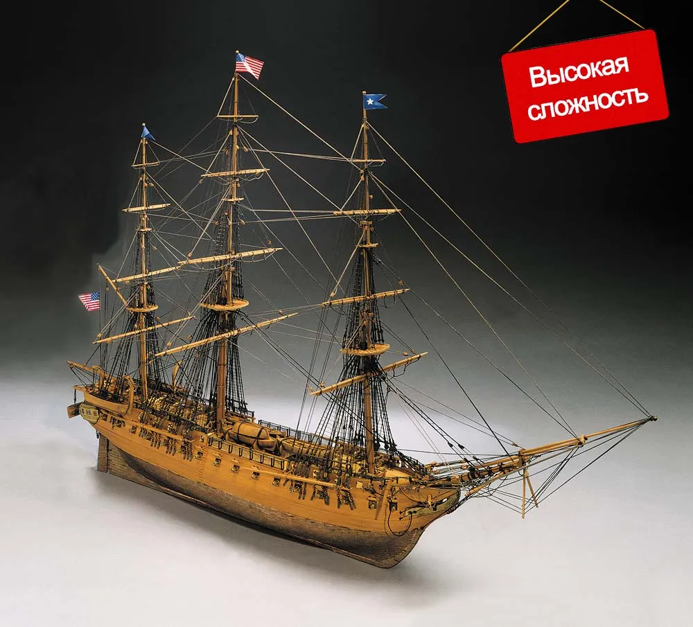 Модель корабля своими руками USS Constitution (Mantua)