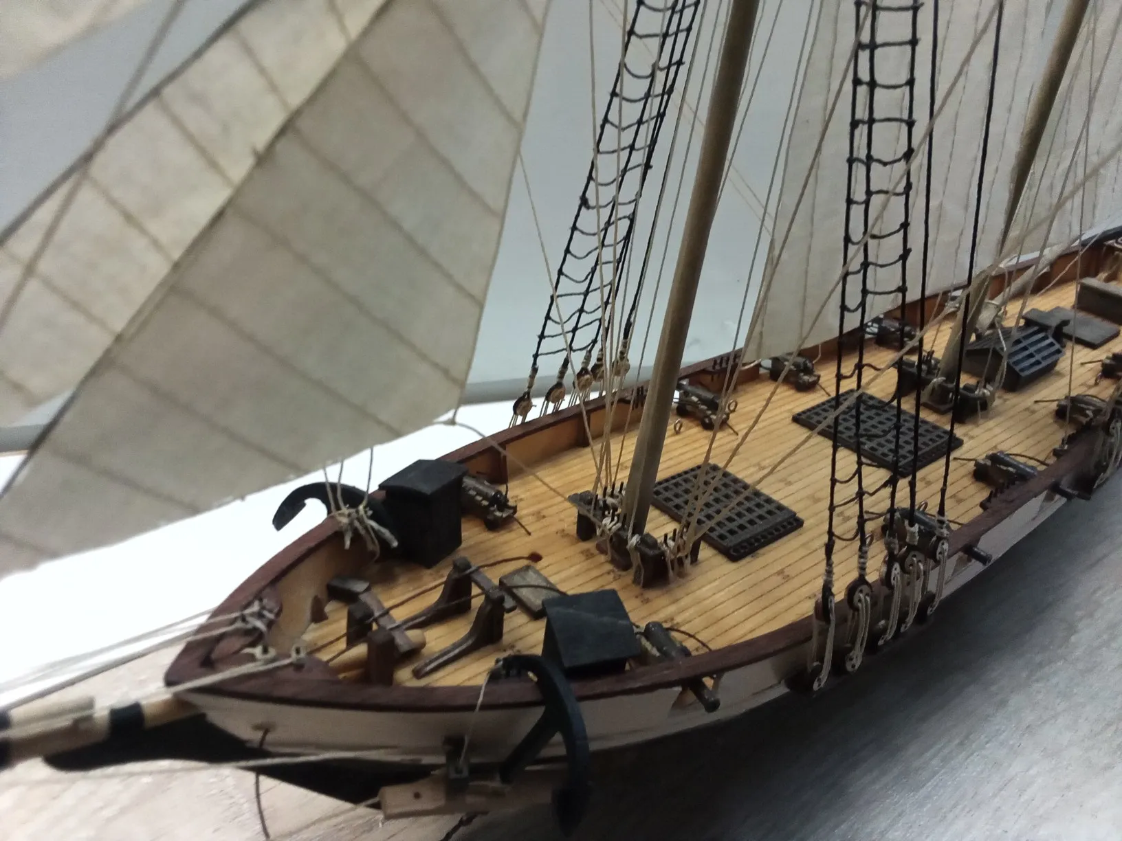 Модель корабля "Харви" - Верфь на Столе