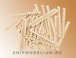 Заготовки для решеток, липа, 30х1 мм, 30 шт