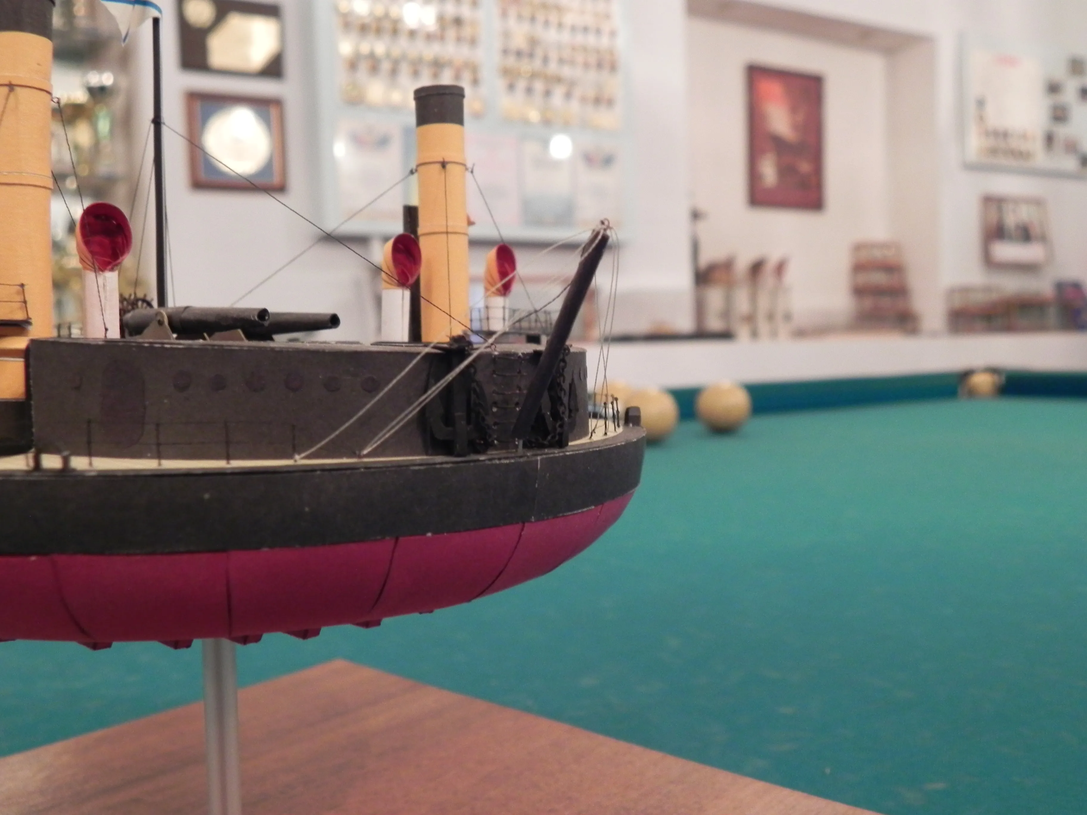 Модель корабля Броненосец береговой обороны «НОВГОРОД» - Верфь на Столе