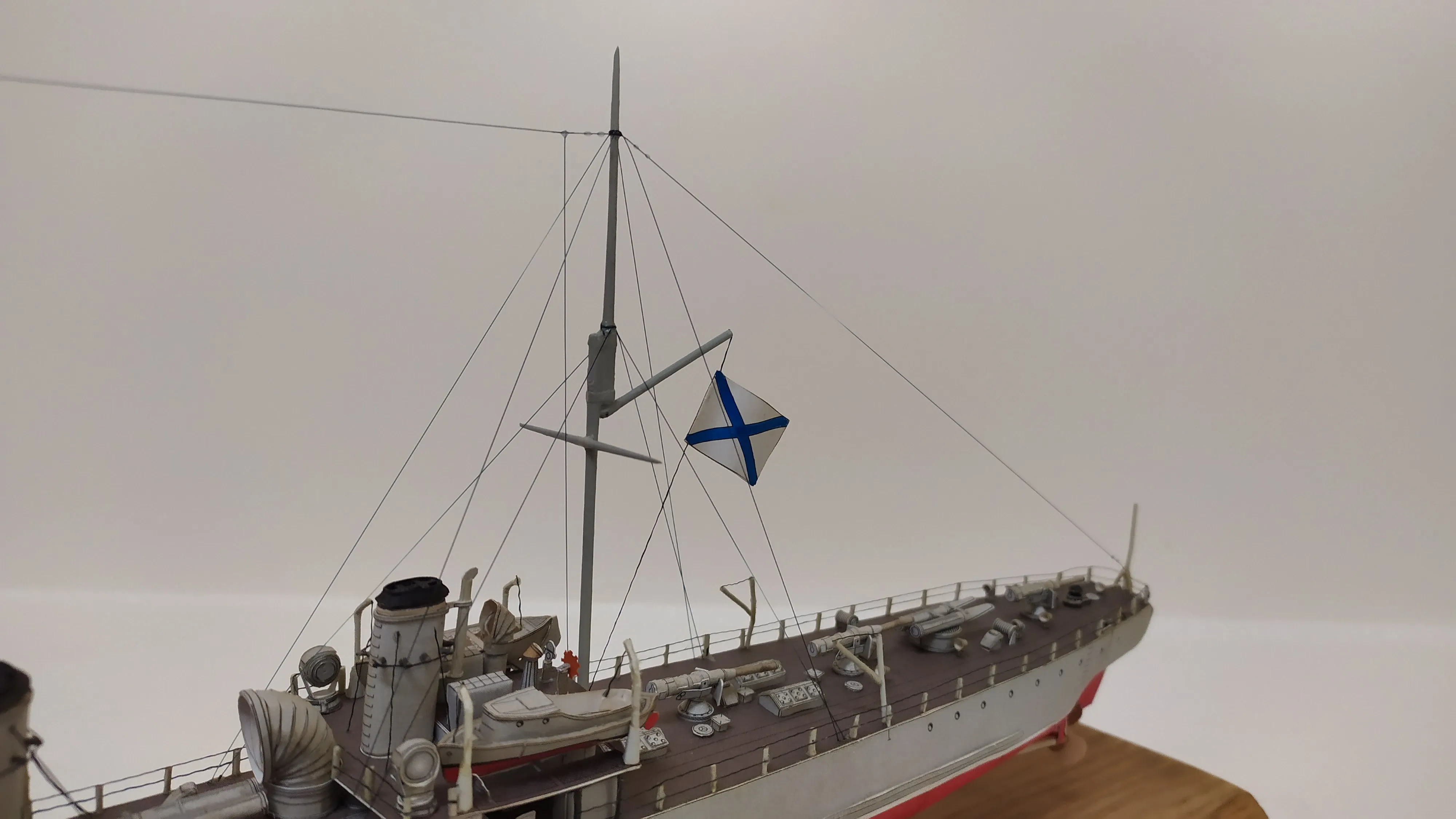 Модель корабля Эсминец "Новик" - Верфь на Столе